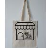 Budget Calico Tote Bag Thumbnail